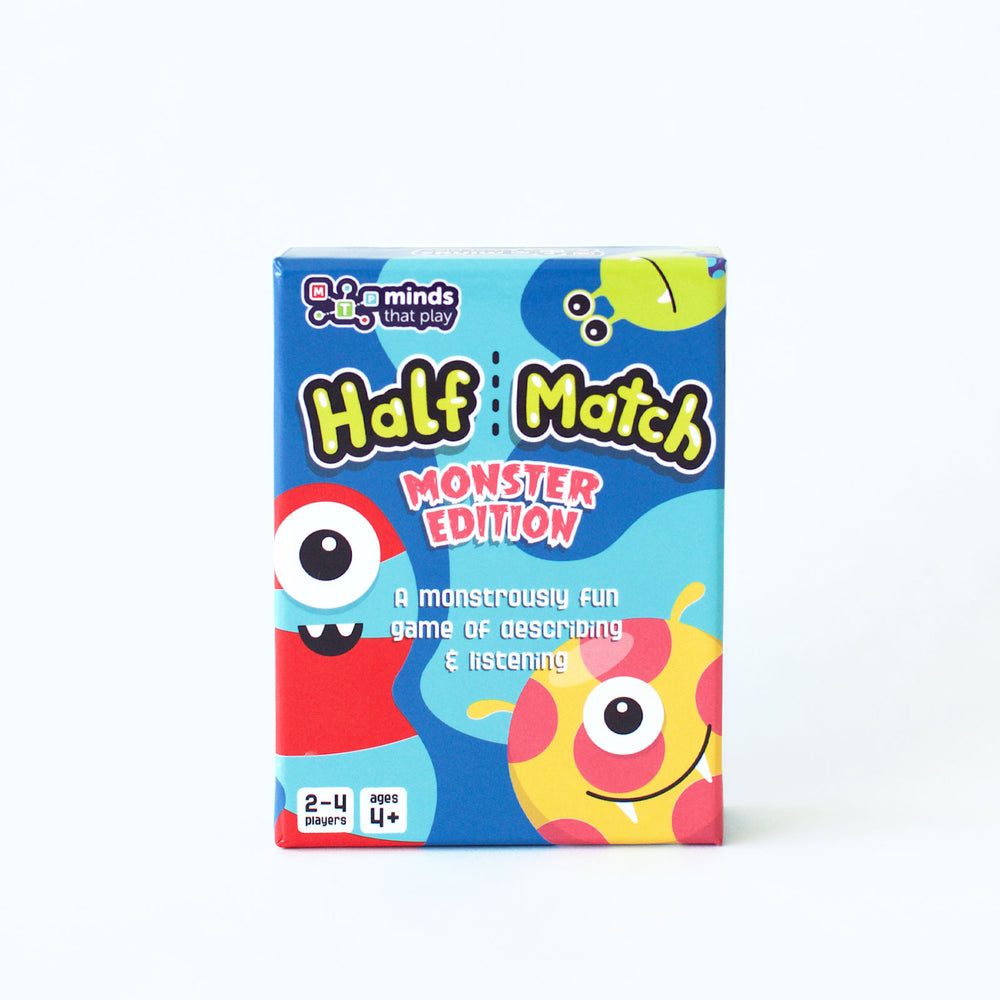 Minds That Play's Half Match card game for kids_front